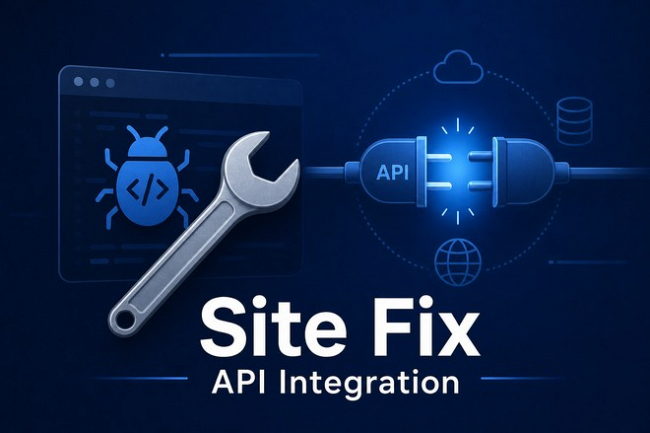 Доработка сайта, баги, API-интеграция 1