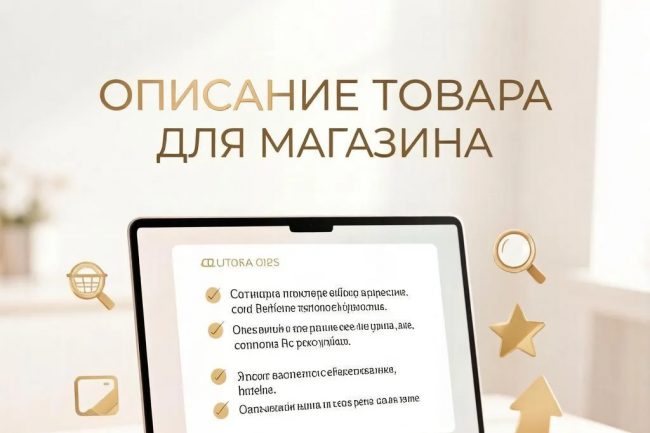 Описание товара для магазина