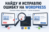 Найду и исправлю ошибку на сайте WordPress